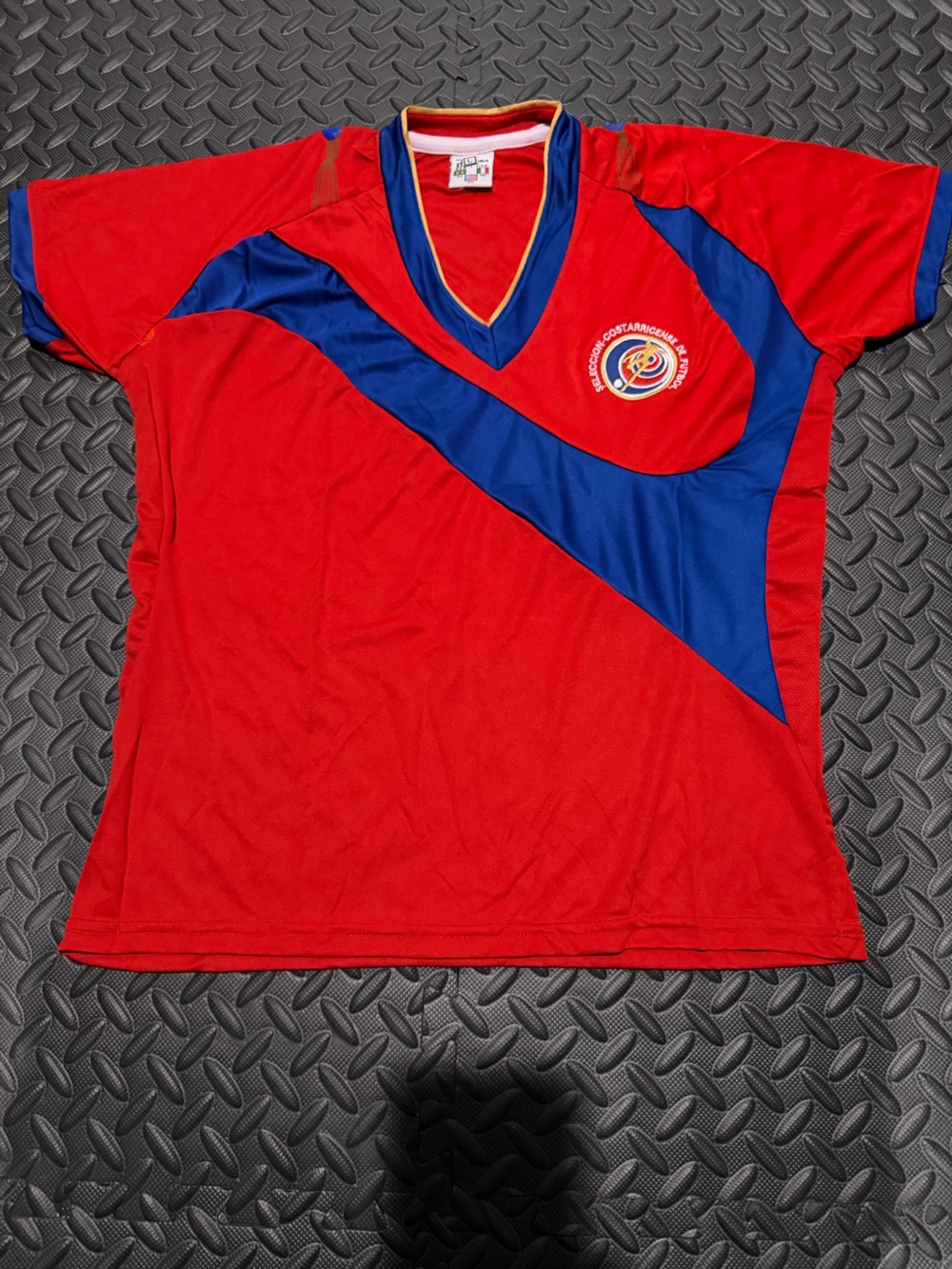 Costa Rica women Red & Blue Soccer Jersey size M